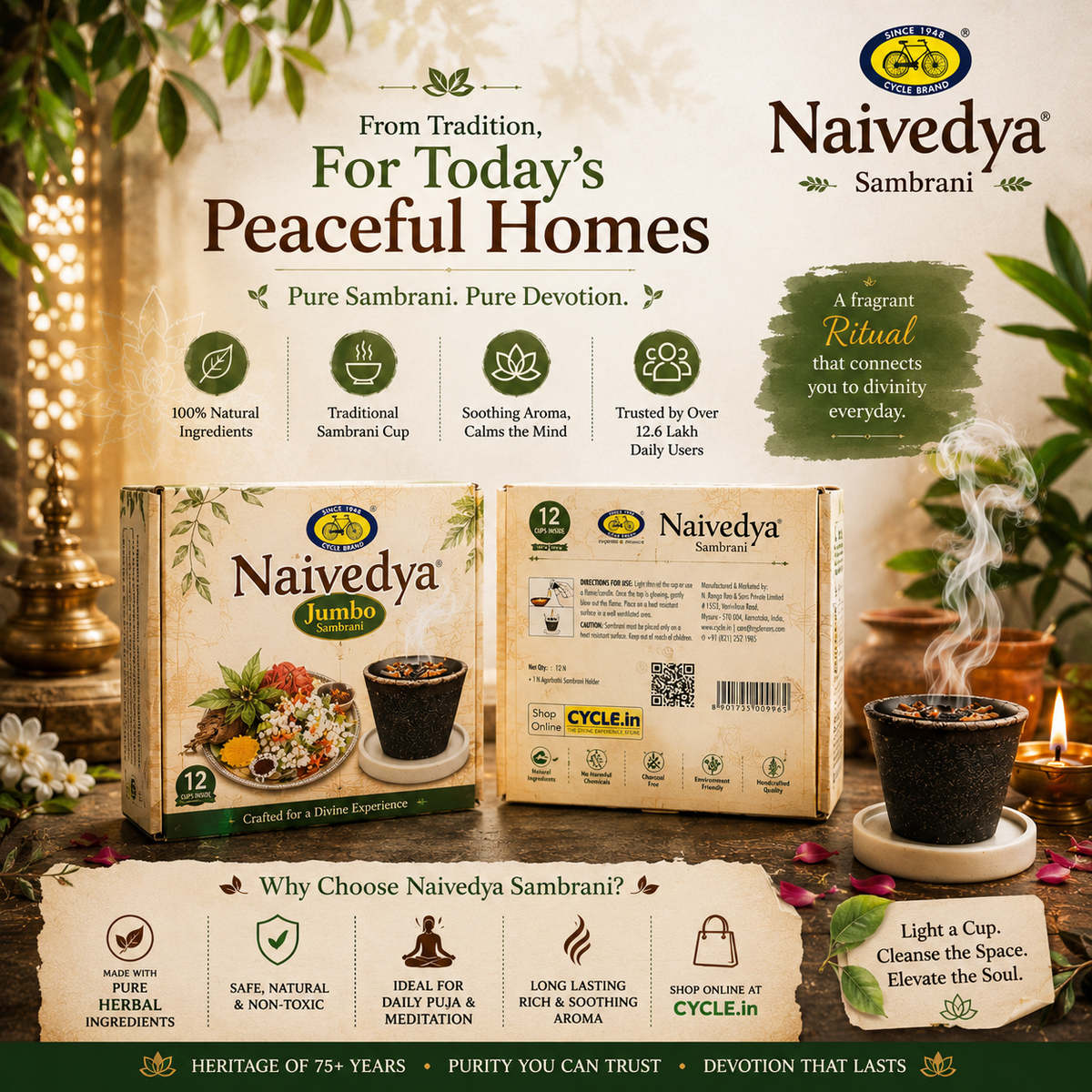 Naivedhya Jumbo Sambrani image 3