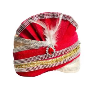 Red/Cream-Peta -Headgear image 1