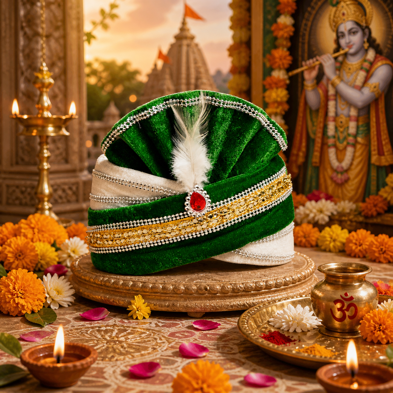 Green Velvet stone-Peta image 1