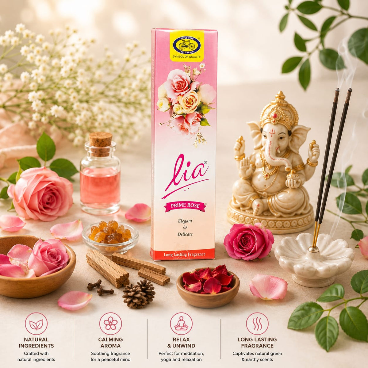 Lia Prima Rose - Agarbhatti image 0