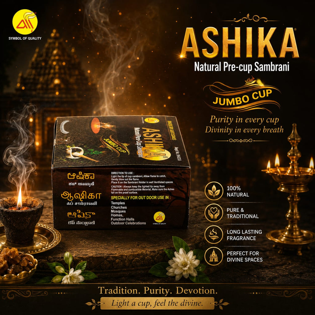 Ashika Natural Pure Cup Sambrani image 3