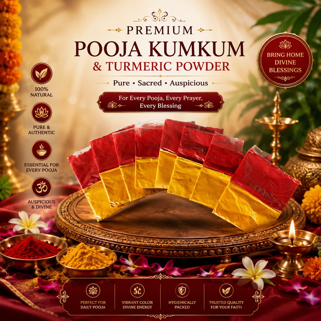 Marraige Packet  kumkum-turmeric set image 1