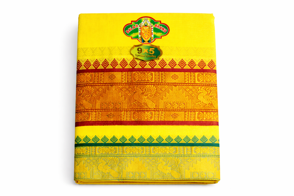 Pattar Panche-Yellow big border image 2