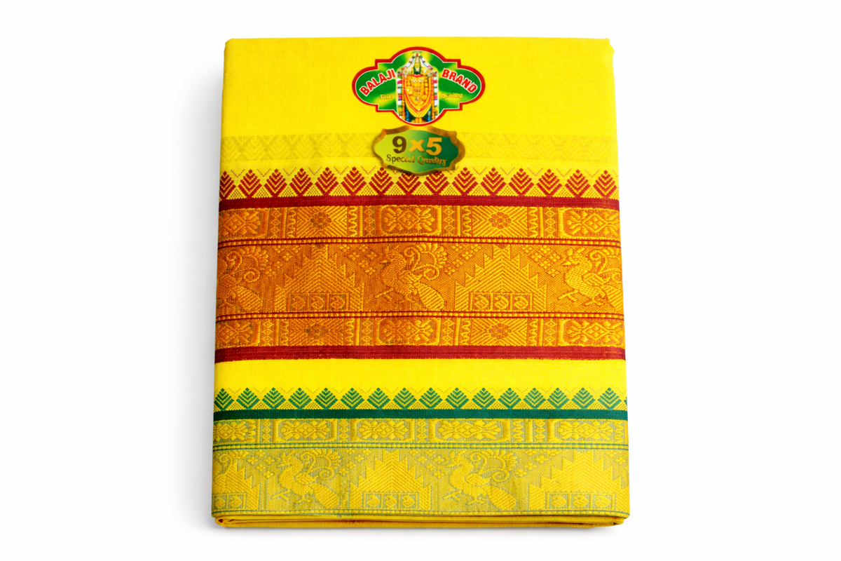 Pattar Panche-Yellow big border image 2