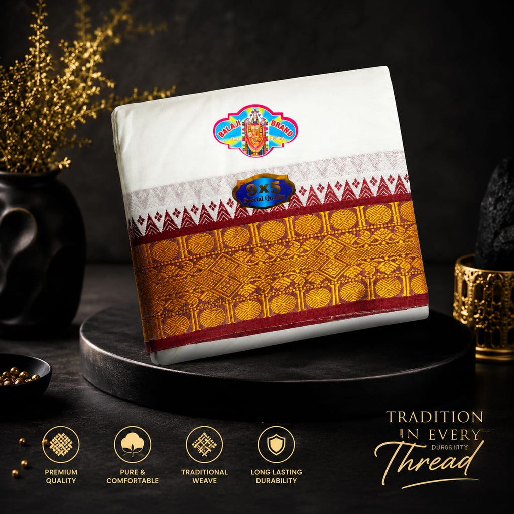 COTTON PATTAR PANCHE-white image 0