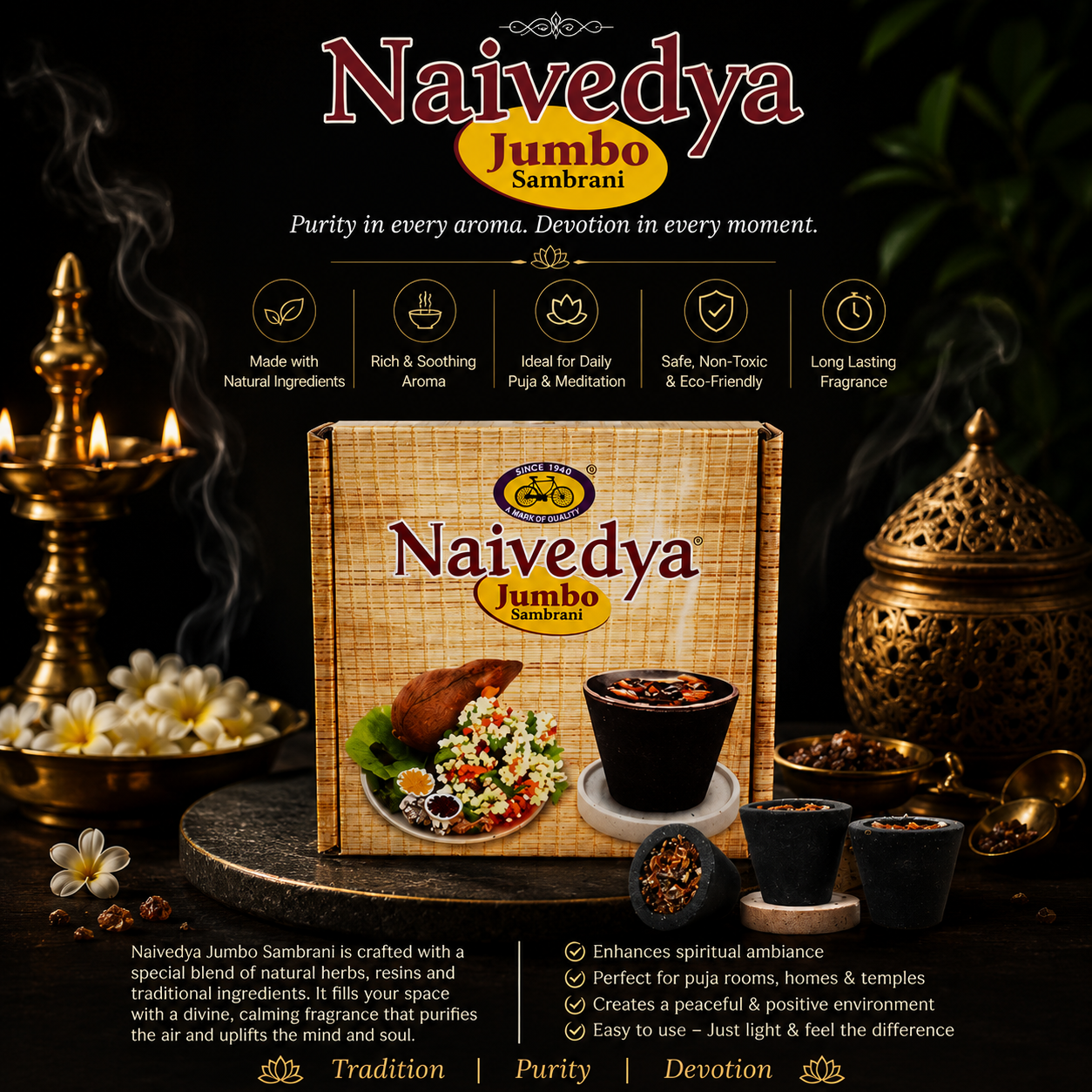 Naivedhya Jumbo Sambrani image 0