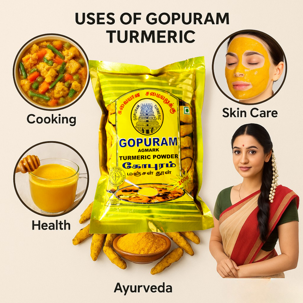 Gopuram turmeric 200grams image 3