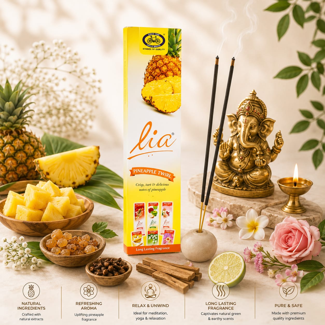 Lia Pineapple - Agarbhatti image 0