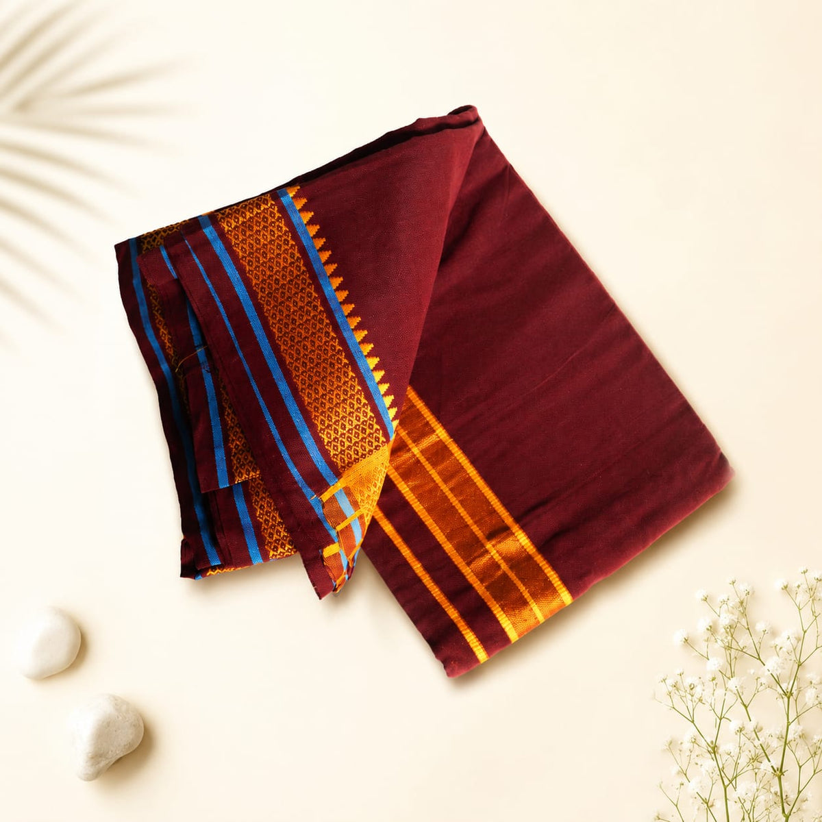 PATTAR PANCHE-Maroon image 3