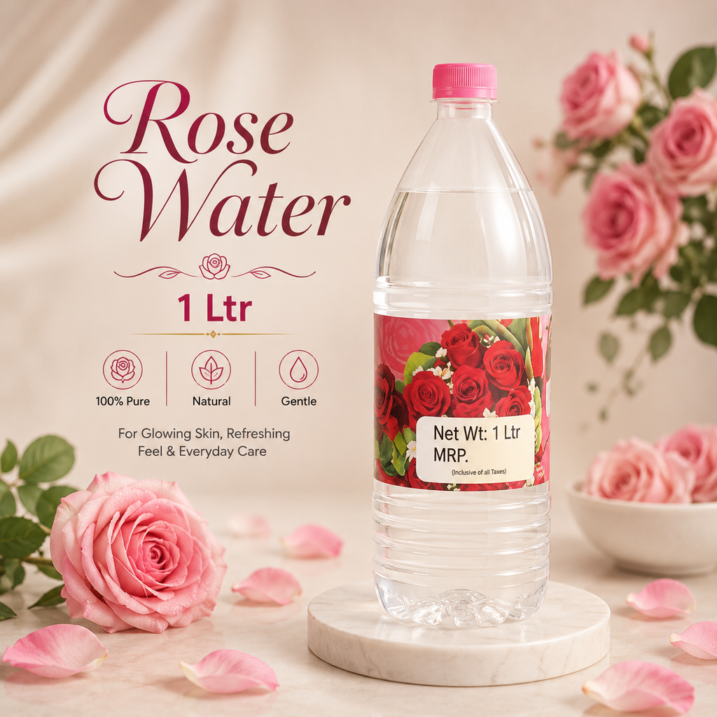 Rose Water-1 litre image 0