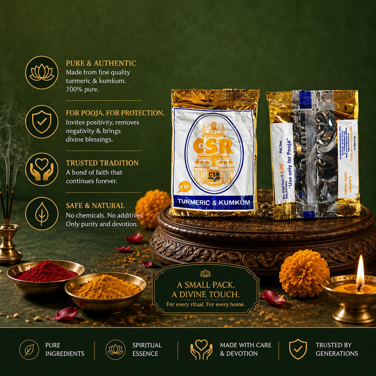CSR Turmeric- 20 Packets image 3