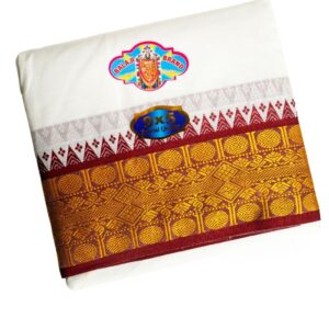 PATTAR PANCHE -white big border image 1