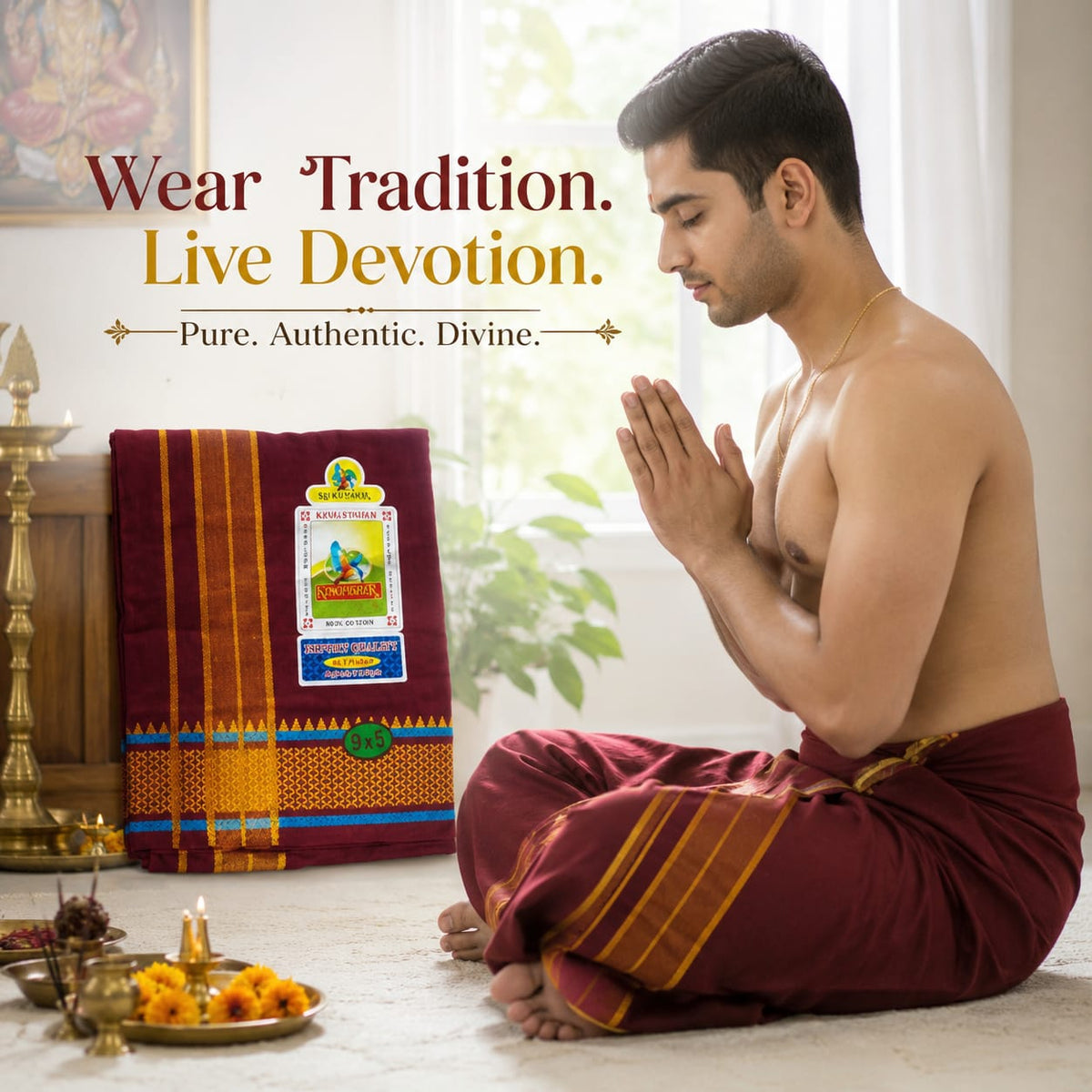 PATTAR PANCHE-Maroon image 2