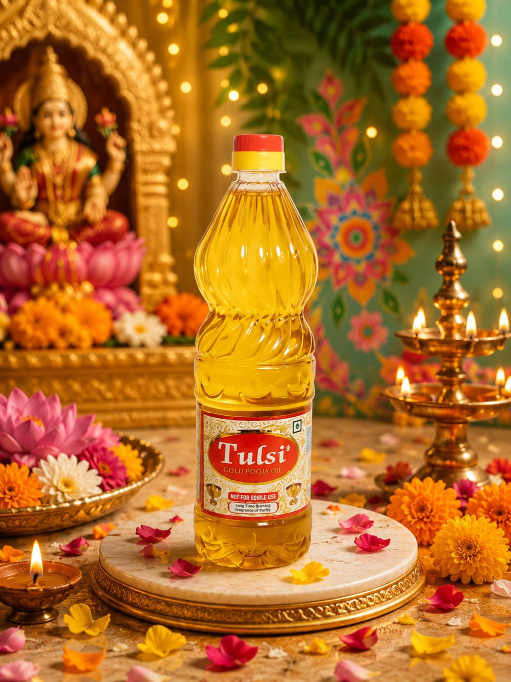 Tulsi Pooja Oil-1 litre image 3
