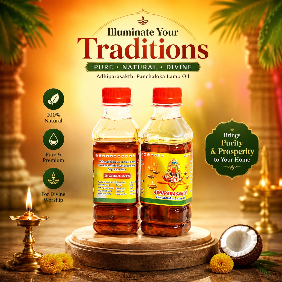 Deepam Oil-200 ML image 2