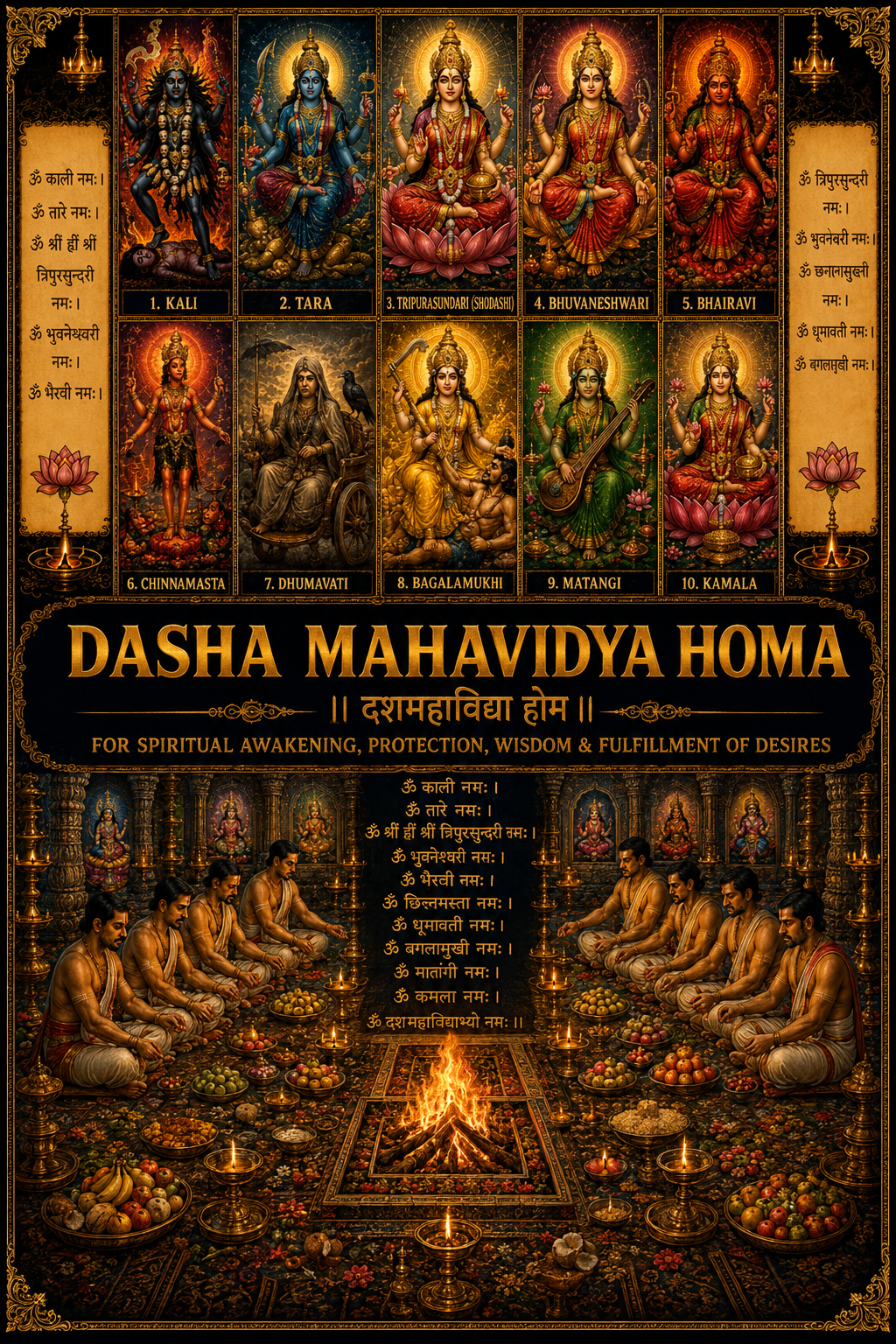 Dasha Mahavidya Homa Pooja Samagri Kit