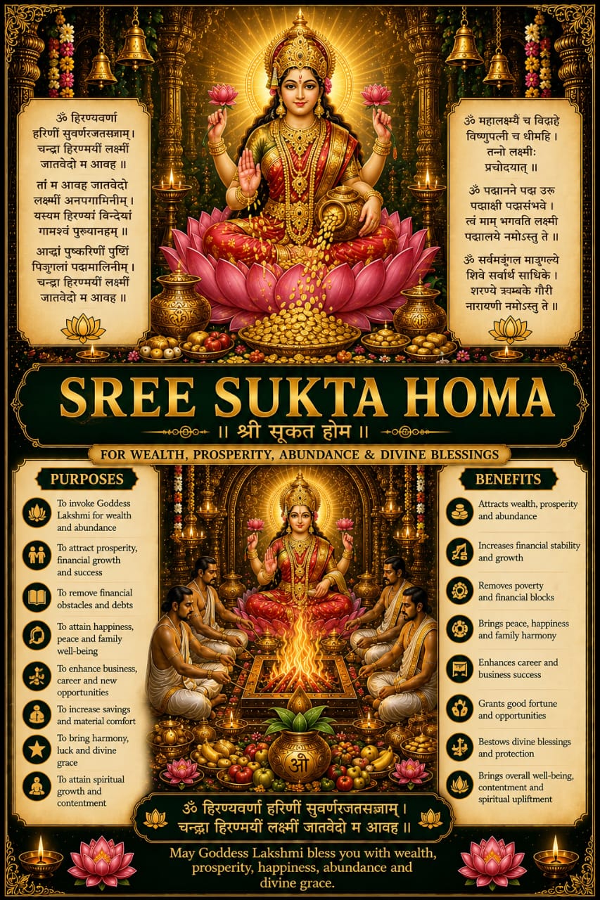 Sree Sukta Homa Pooja Samagri Kit