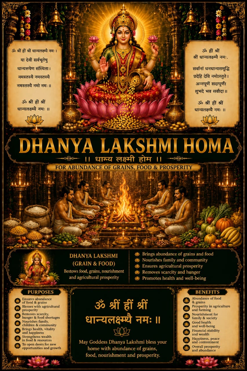 Dhanya Lakshmi Homa Pooja Samagri Kit