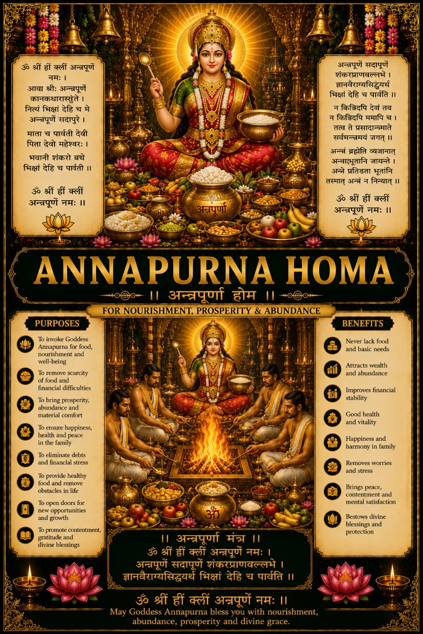 Annapurna Homa Pooja Samagri Kit