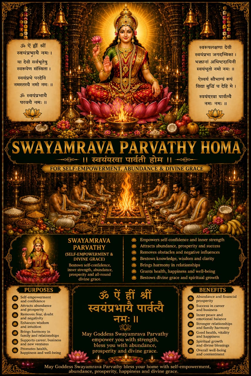 Swayamvara Parvathy Homa Pooja Samagri Kit