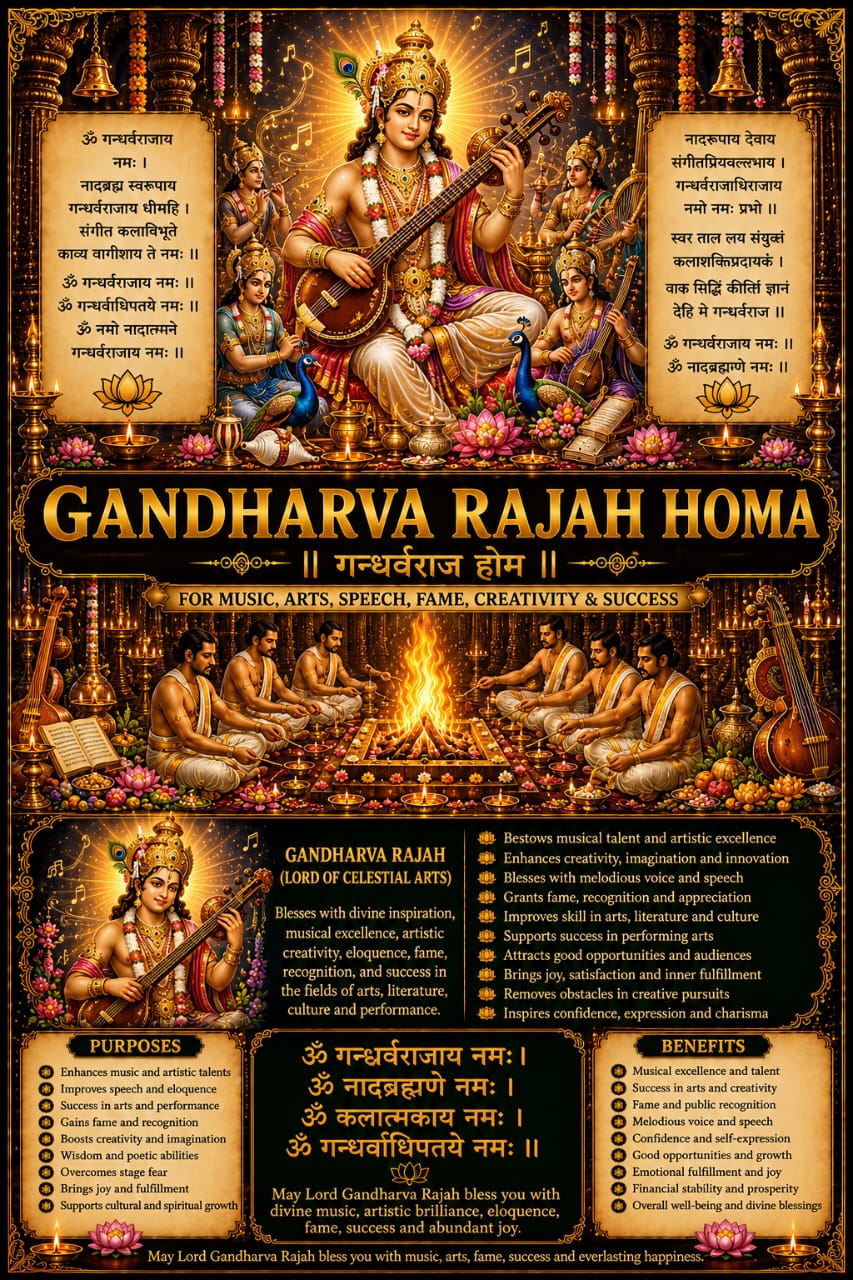 Gandharvaraja Homa Pooja Samagri Kit
