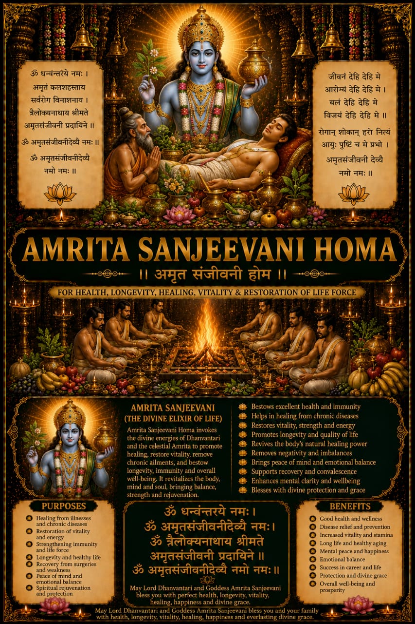 Amrita Sanjeevani Homa Pooja Samagri Kit