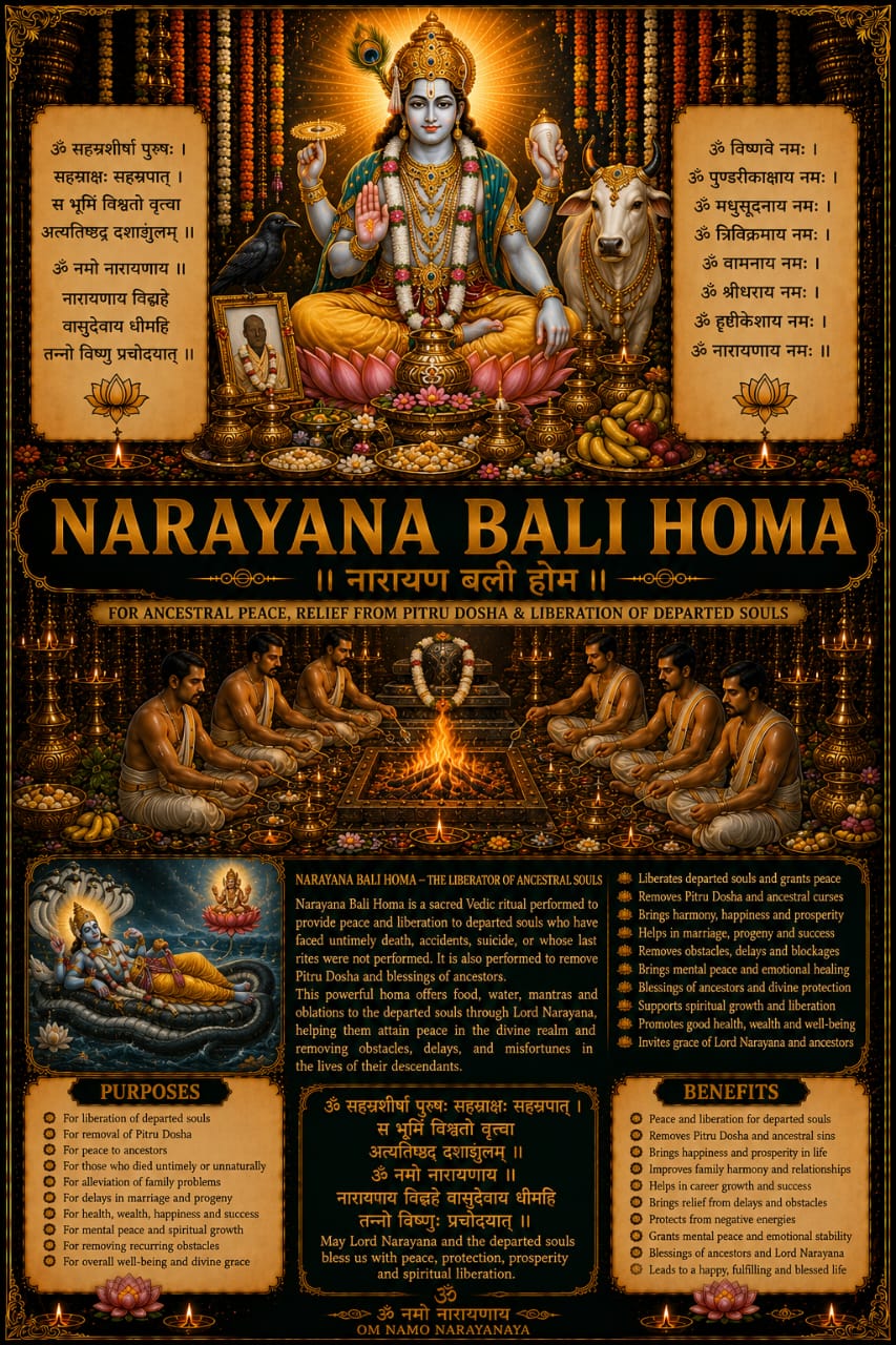 Narayana Bali Homa Pooja Samagri Kit
