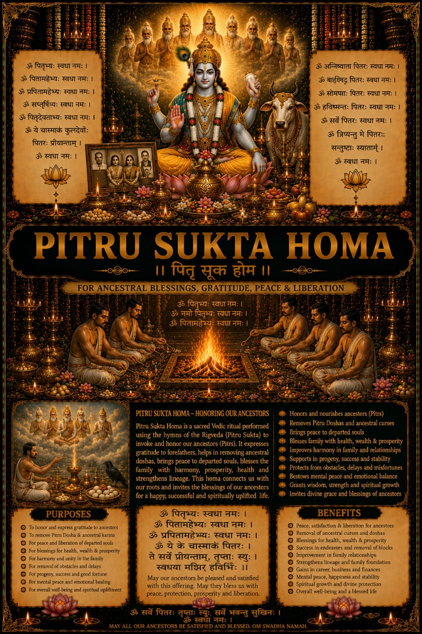 Pitru Sukta Homa Pooja Samagri Kit