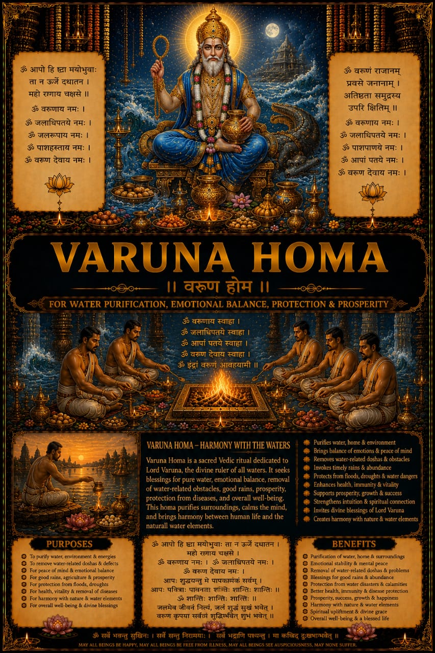 Varuna Homa Pooja Samagri Kit