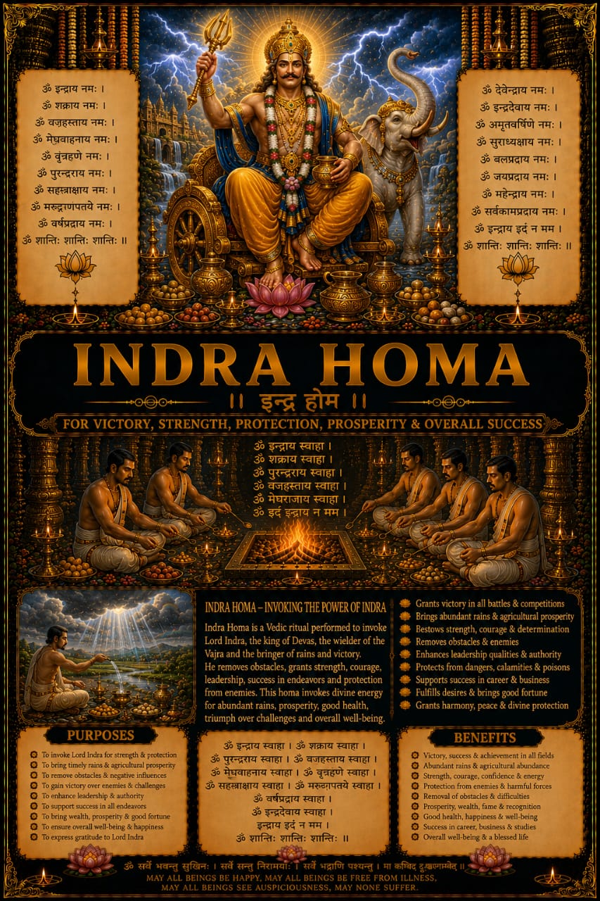 Indra Homa Pooja Samagri Kit