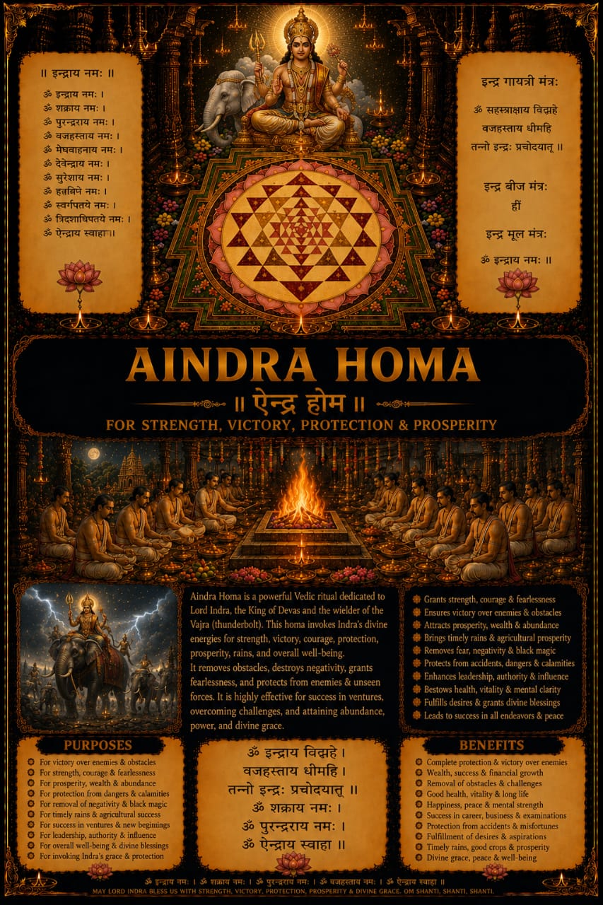 Aindra Homa Pooja Samagri Kit