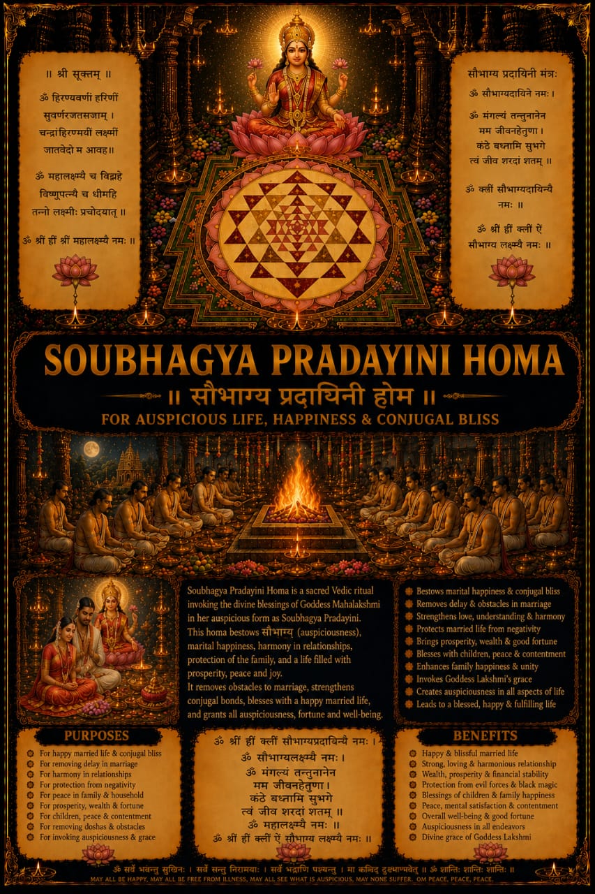 Soubhagya Pradayini Homa Pooja Samagri Kit