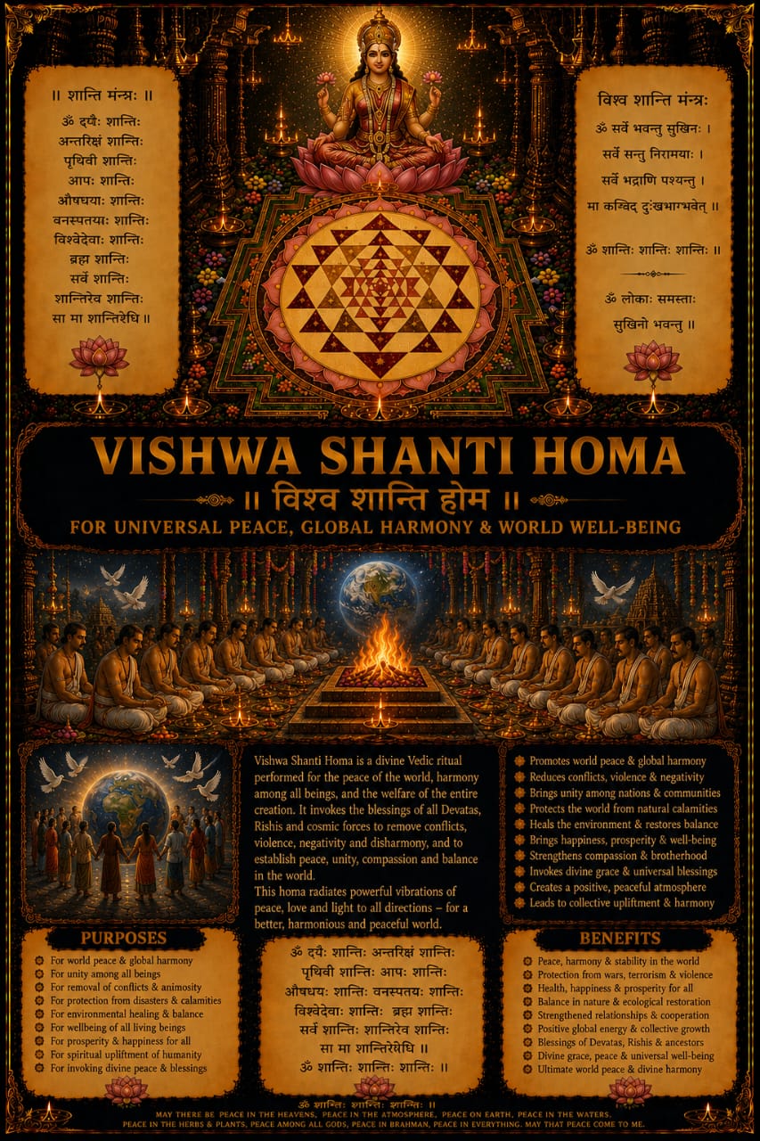 Vishwa Shanti Homa Pooja Samagri Kit