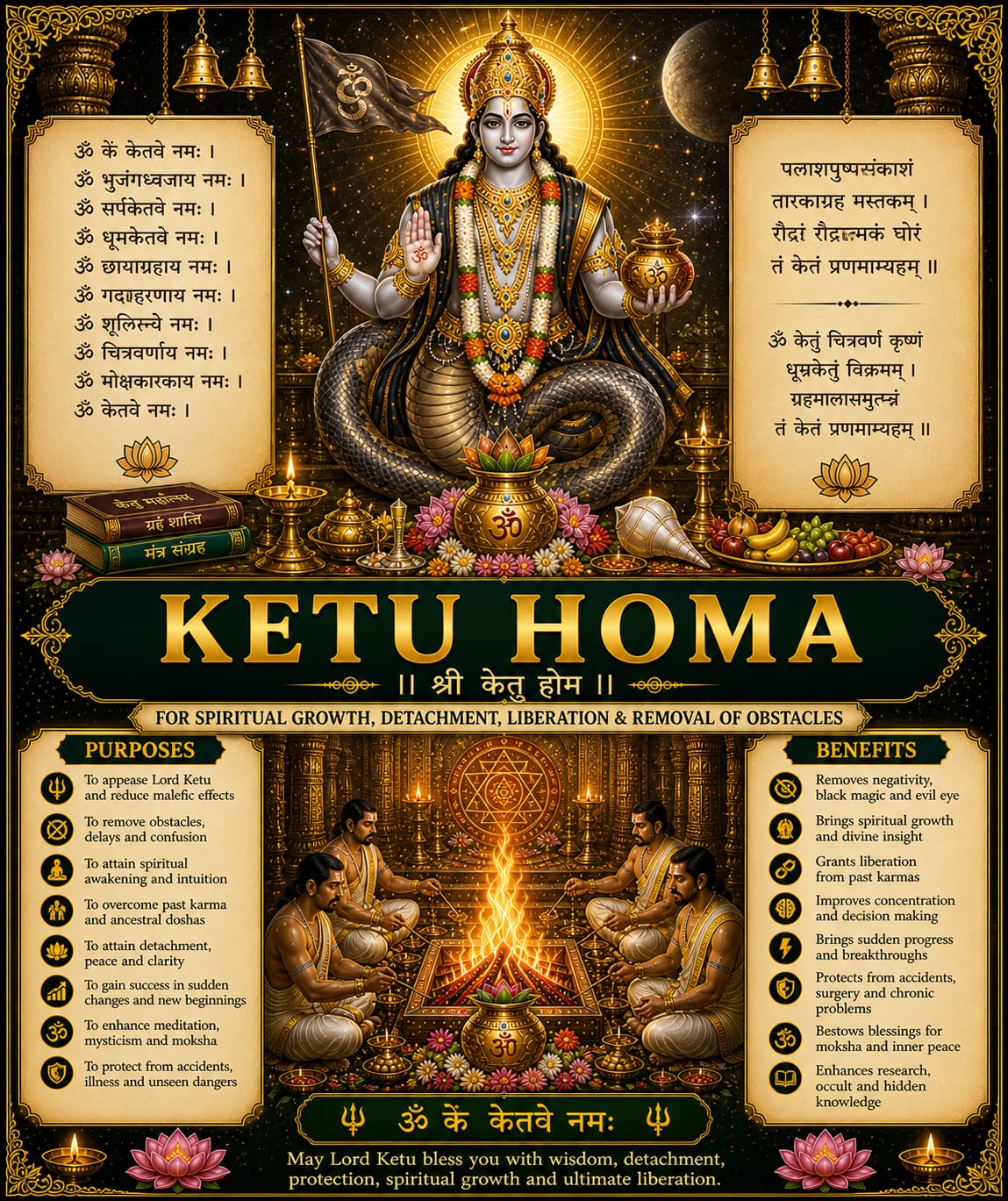 Ketu Homa Pooja Samagri Kit