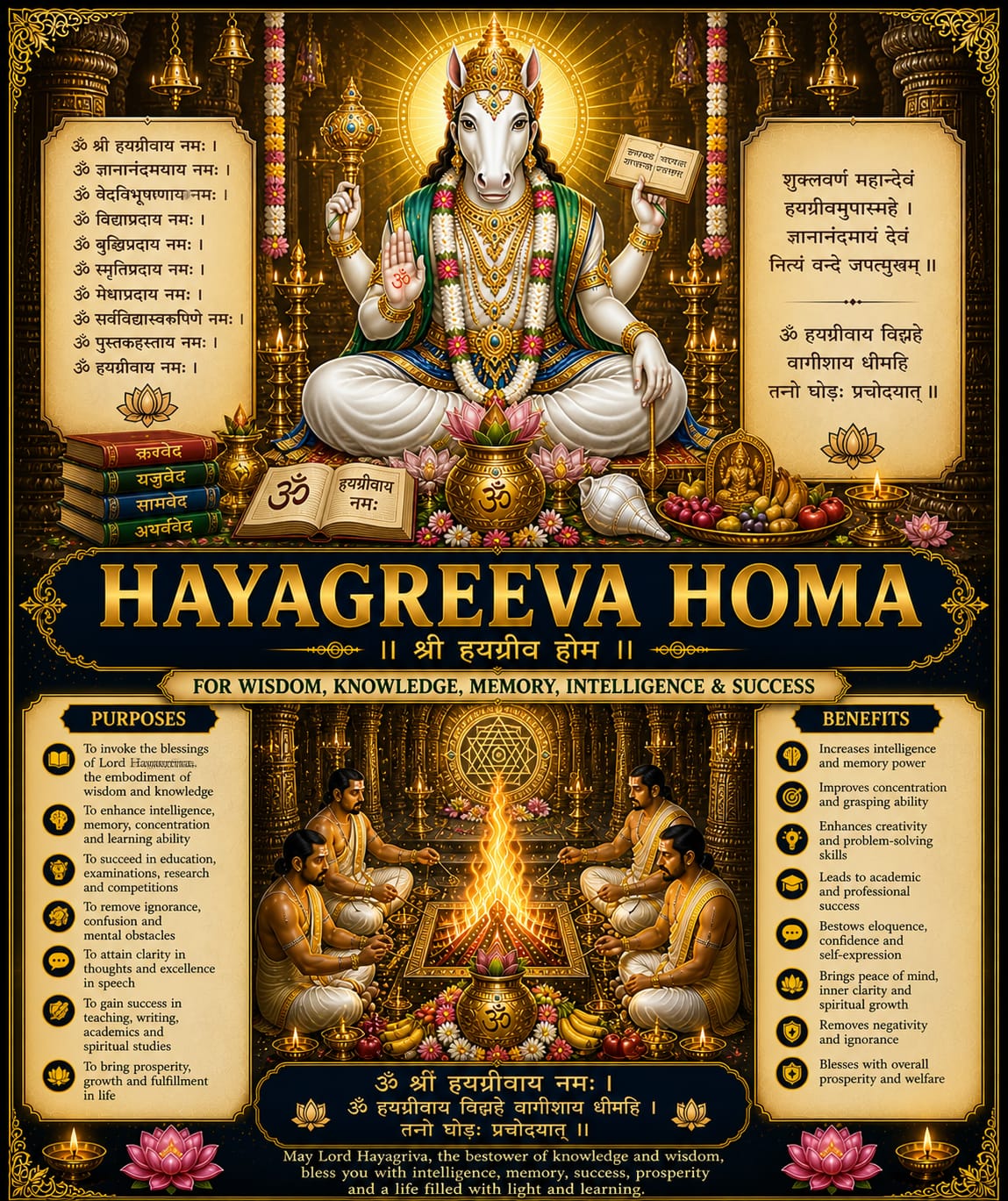 Hayagreeva Homa Pooja Samagri Kit