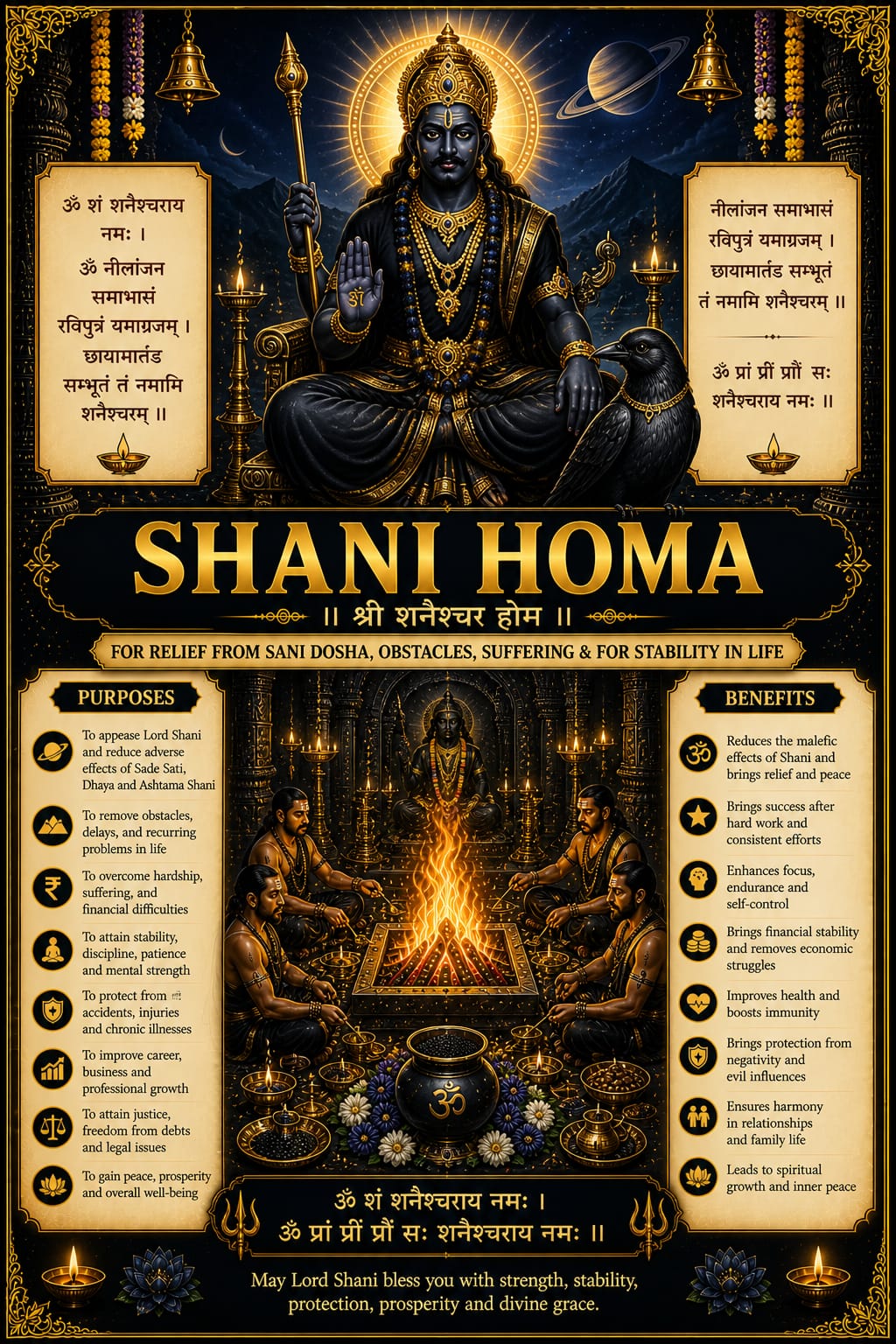 Shani Homa Pooja Samagri Kit