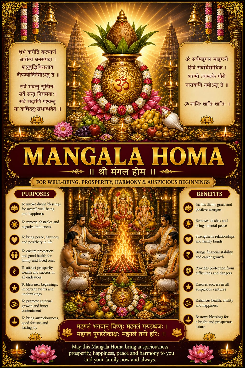 Mangala Homa Pooja Samagri Kit