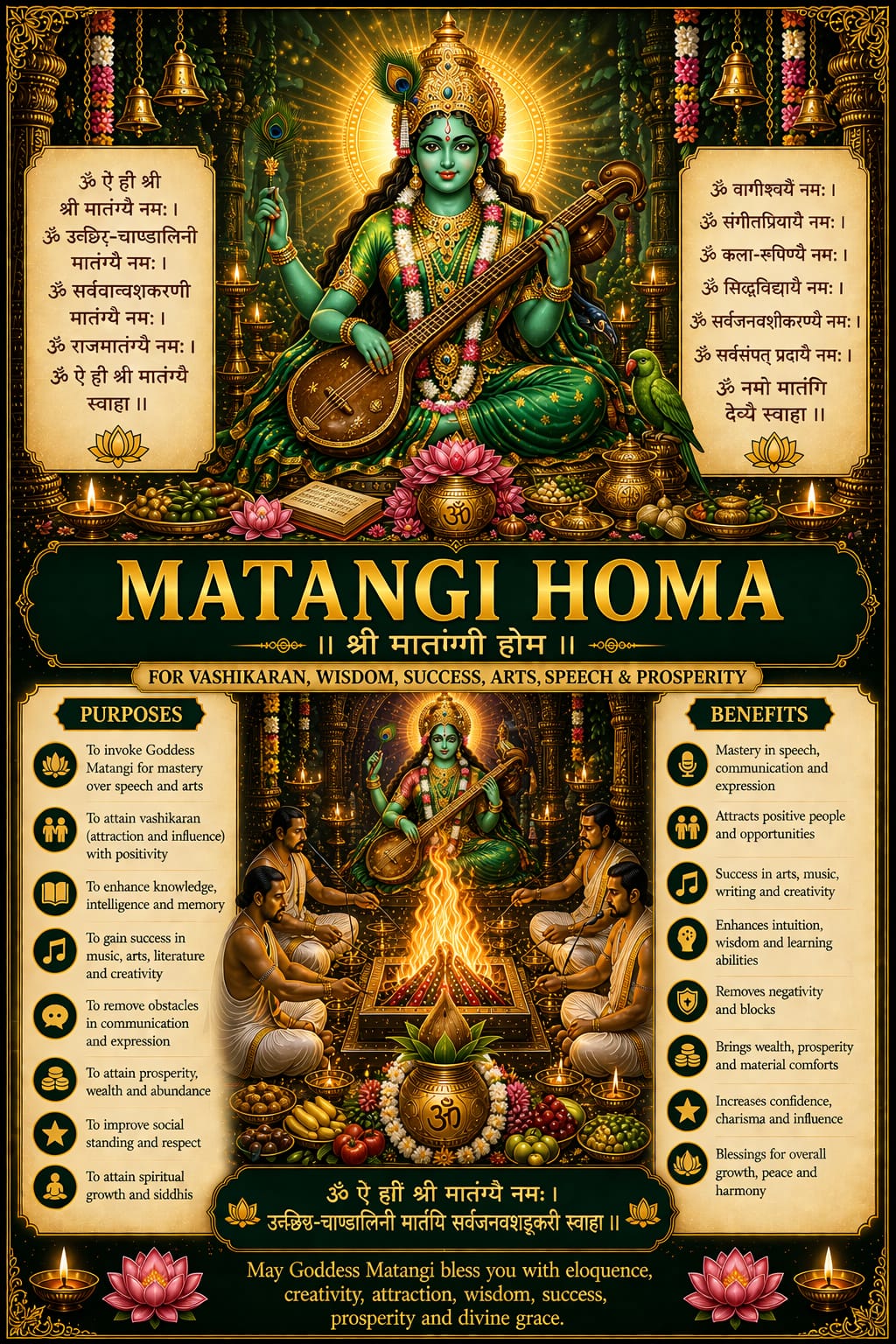 Matangi Homa Pooja Samagri Kit