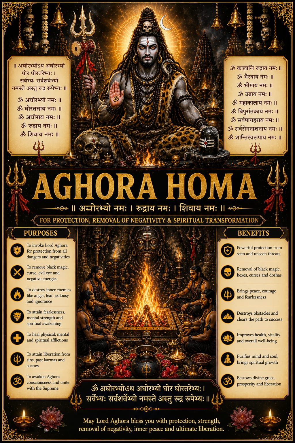 Aghora Homa Pooja Samagri Kit