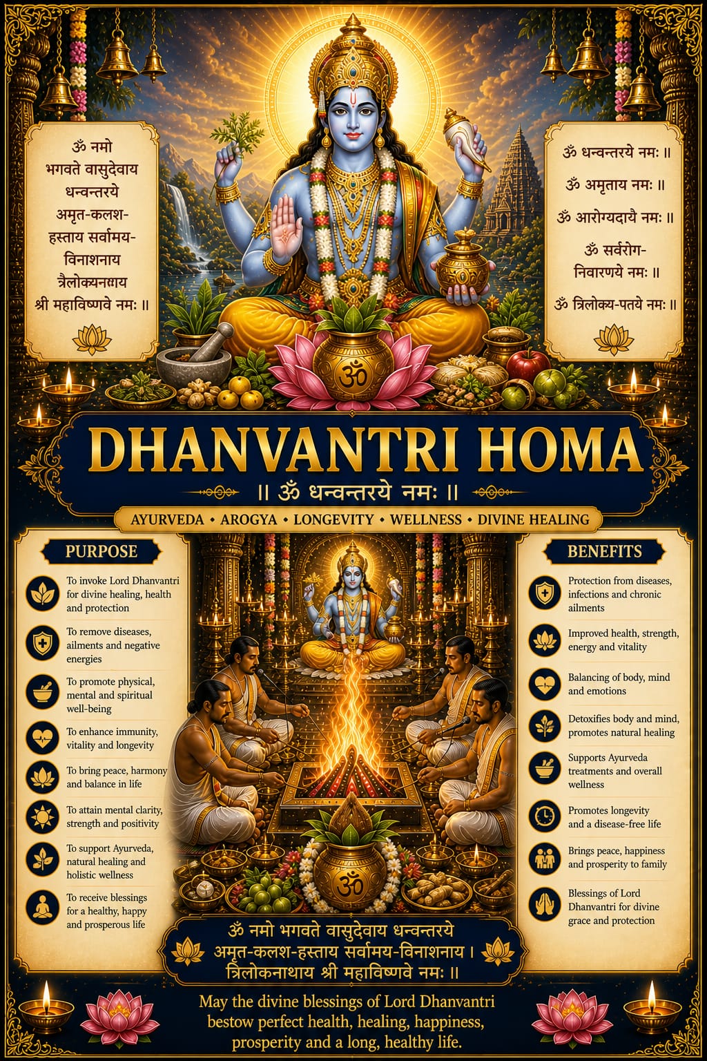 Dhanvantari Homa Pooja Samagri Kit