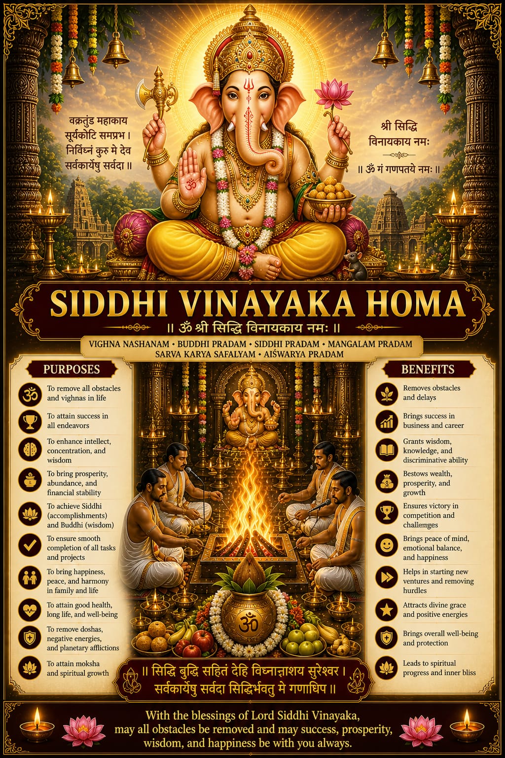 Siddhi Vinayaka Homa Pooja Samagri Kit
