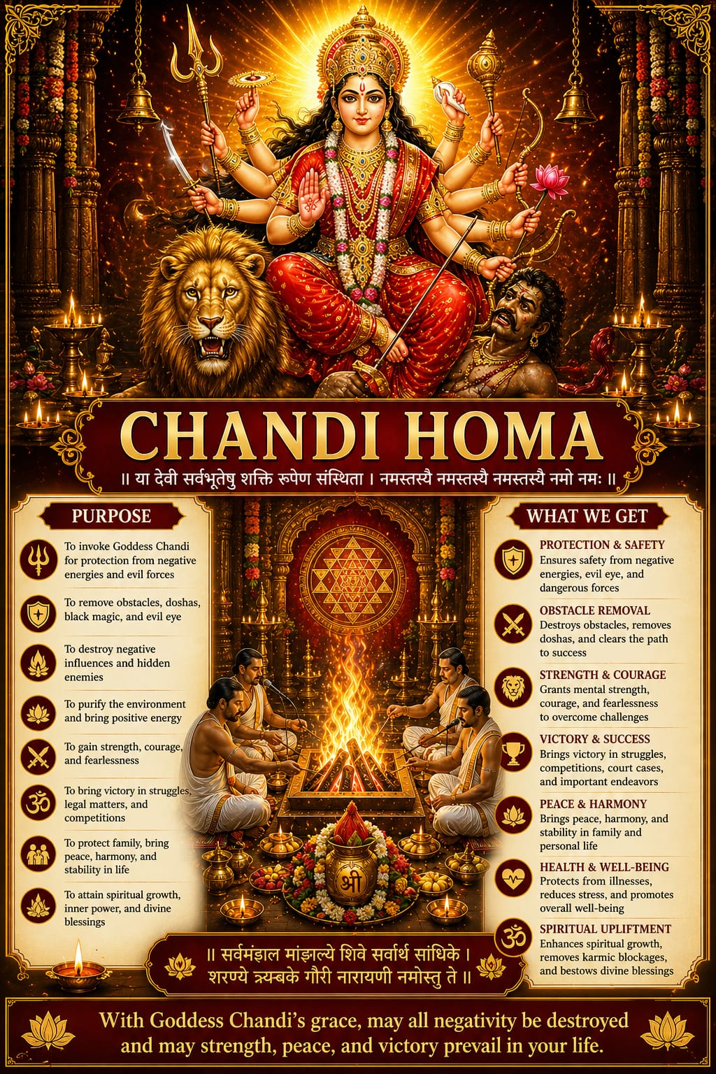 Chandi Homa Pooja Samagri Kit