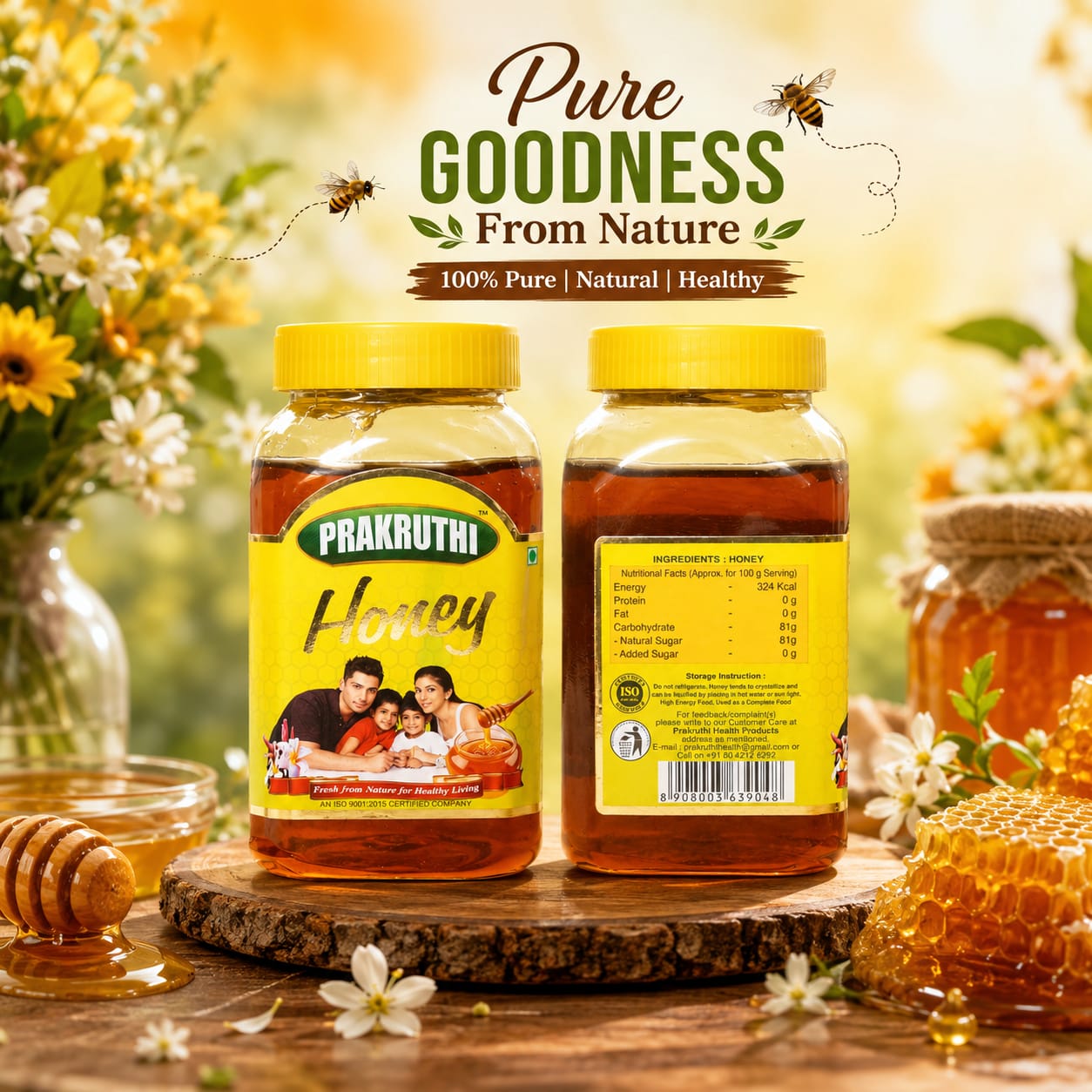 Prakruthi Honey-500 GRAMS image 4