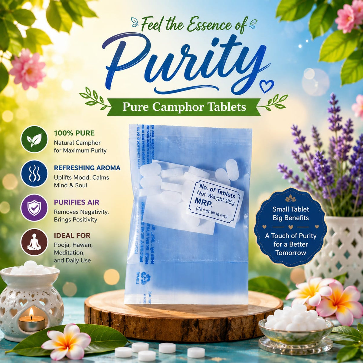 Camphor Tablets-25g image 2