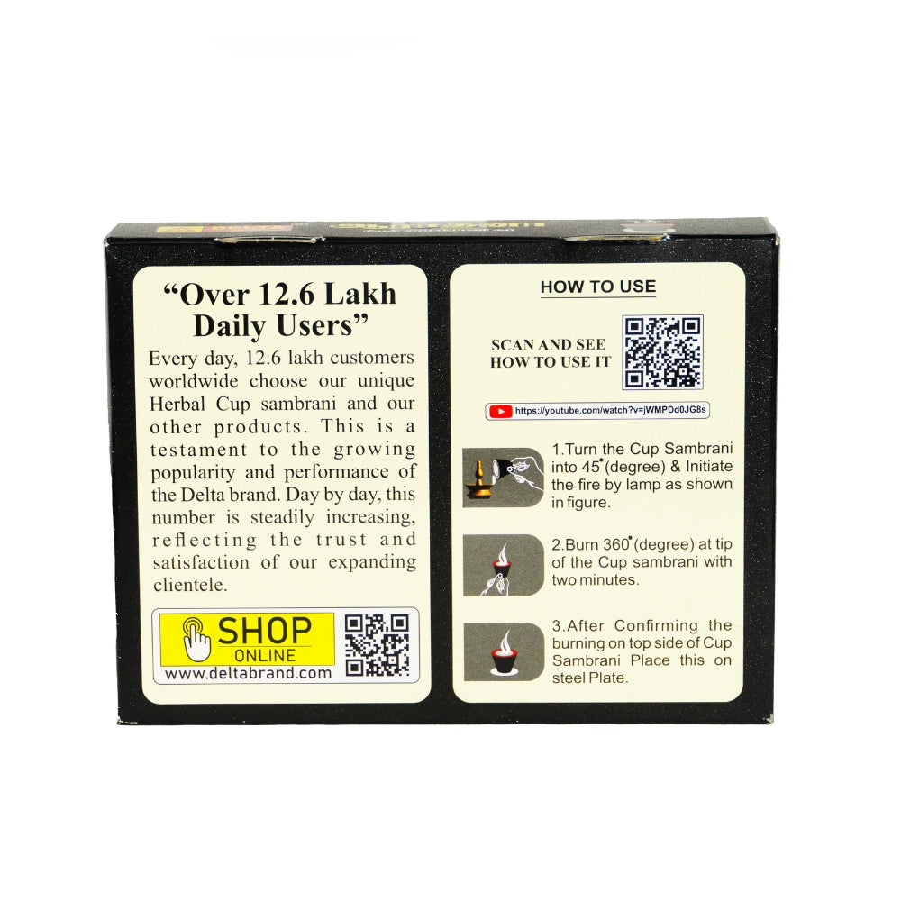 Ashika Natural Pure Cup Sambrani image 1