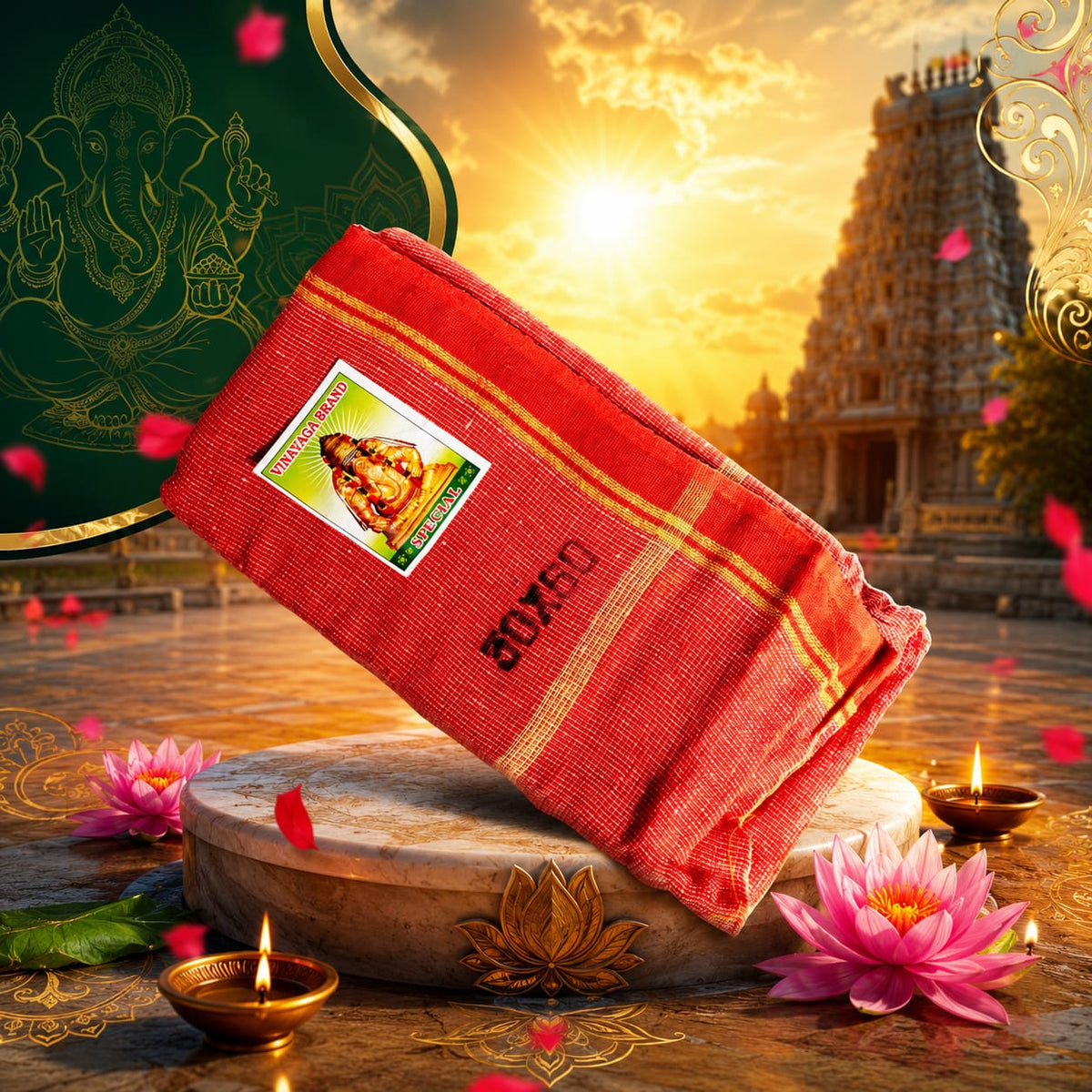 Small Red Towel-4 piece (30*50) image 3