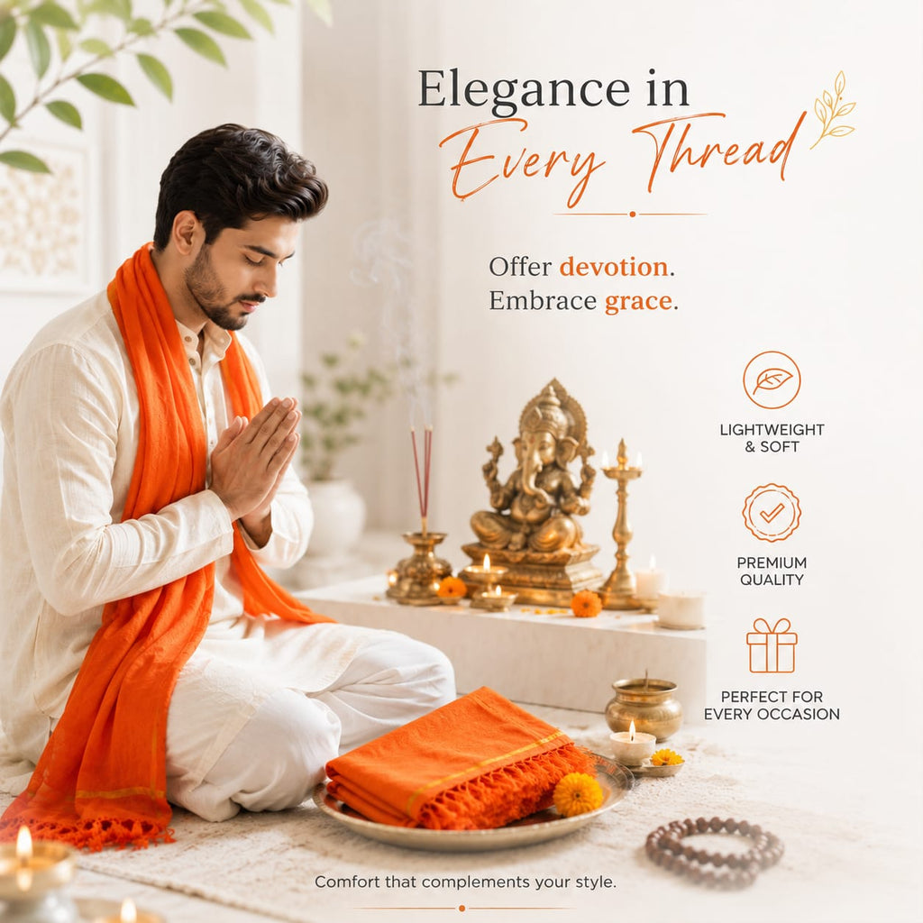 Orange kutch towel image 0
