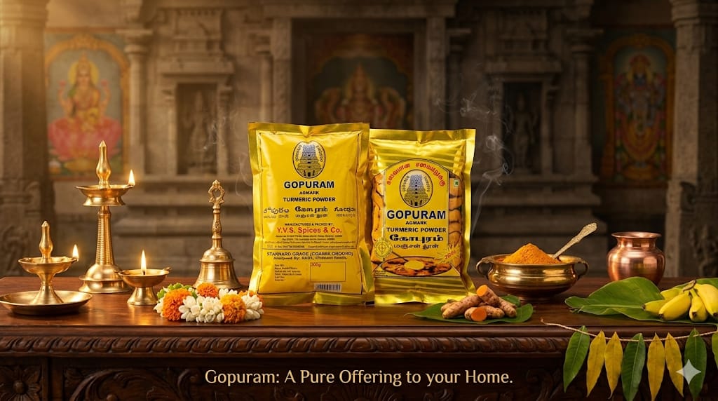 Gopuram 1kg kasthuri turmeric image 3