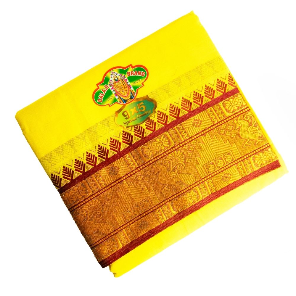 Pattar Panche-Yellow big border image 1