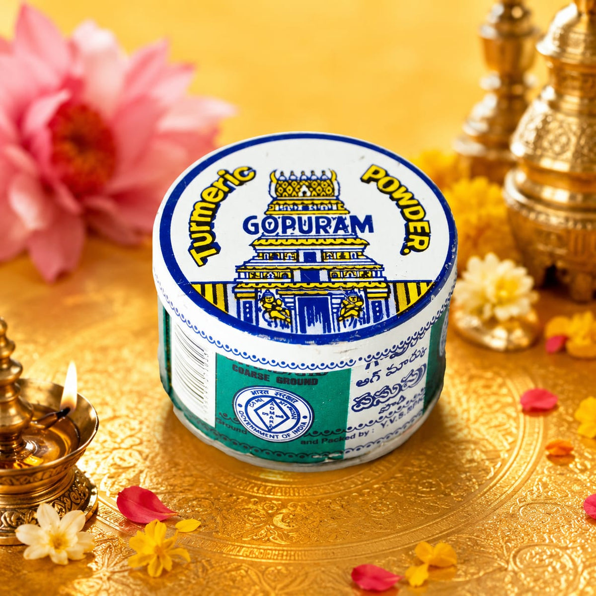 GOPURAM TURMERIC TIN image 3